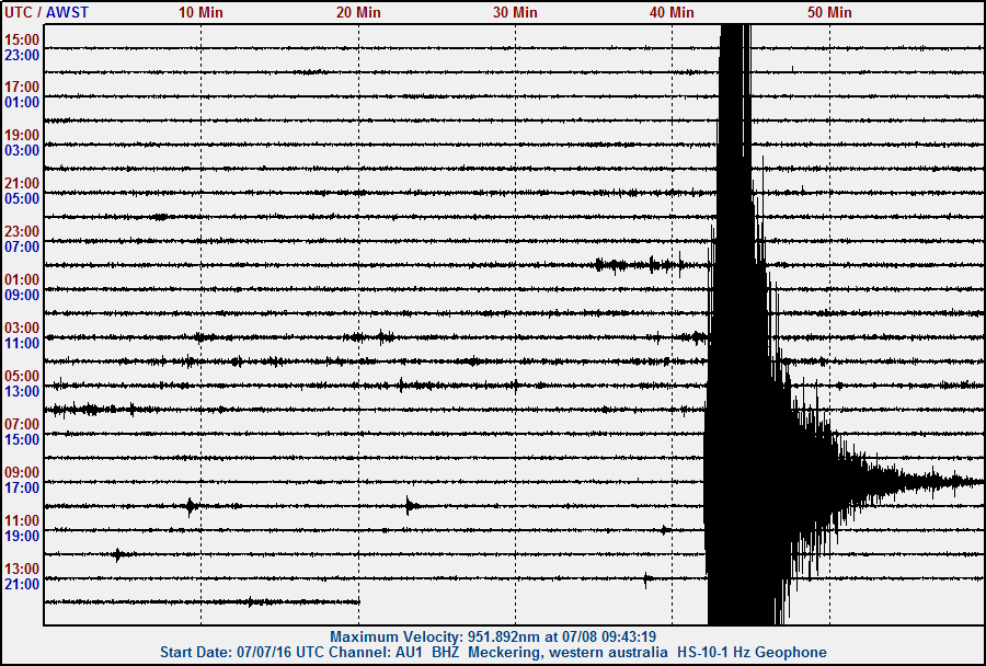 Norseman Earthquake