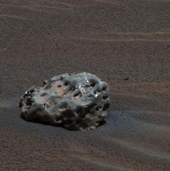 Iron meteorite on Mars